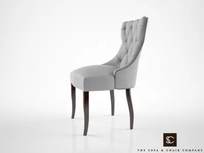 The Sofa and Chair Co Guinea dining chair 3D model