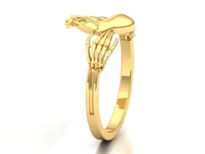 Human Heart Ring 3D print model