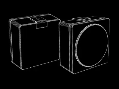 Braun Travel Alarm Clock 3D model