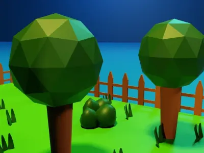 Mini House Free low-poly 3D model