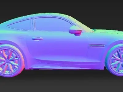 Mercedez Benz - GT Coupe 3D print model