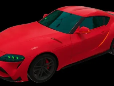 Car  Toyota Supra 2019 3D Model Low-poly 3D model