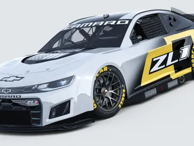 Chevrolet Camaro Nascar NextGen 2022 Template 3D model