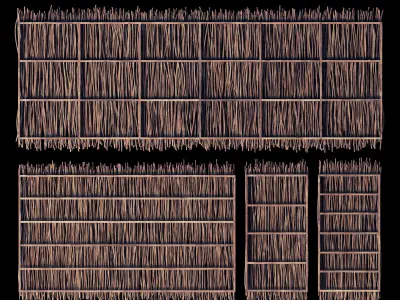 Ceiling thick branch crooked n1 3D model