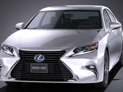 Lexus ES300h 2017 3D model