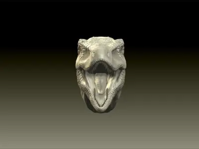 Tyrannosaurus Rex - head 3D model