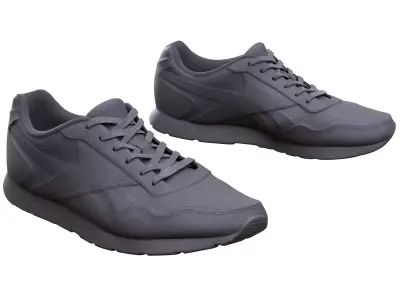 Shoes Low-poly 3D model