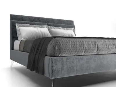 Minotti Bed Modern LUXURY desing series 2 3D model