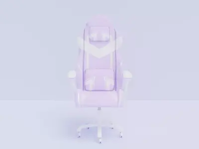 Gaming chair Low-poly 3D model
