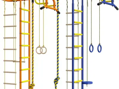 Childrens Sports Complex Set-3 3D model