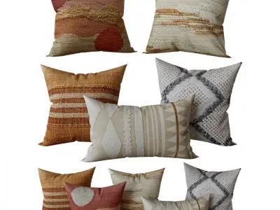 Decorative set pillow 6 3D model