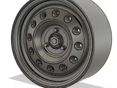 AX Sport wheels 3D print model