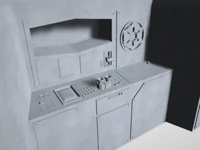 Star Wars - Imperial Mobile Tech Station 3D model