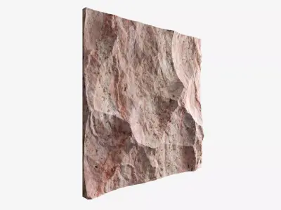 175-RockPanel rock on wall 3D model