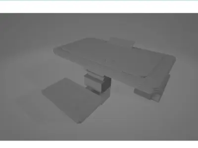Computer table 3D model purchase