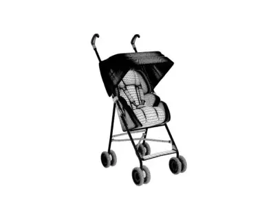 Baby Stroller Free 3D model