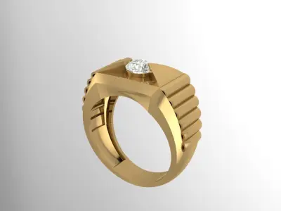 GENTS RING 3D print model purchase