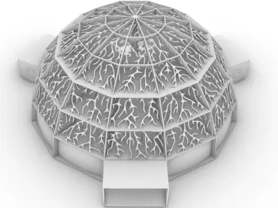 Sci-Fi Dome 2 3D model