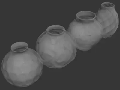 vase set 3D model
