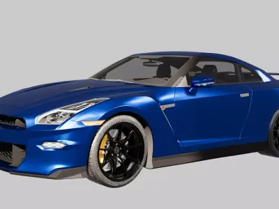 2024 GT-R  Low-poly 3D model