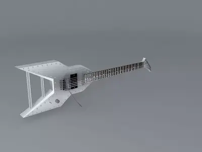 Michael Angelo 29 fret rocket guitar Free 3D model