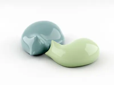 Resting Cat Figures 3D model