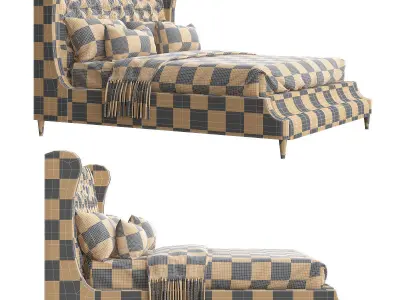 Bed Tosconova Caprice 3d model Low-poly 3D model