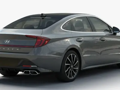 Hyundai Sonata 2020 3D model