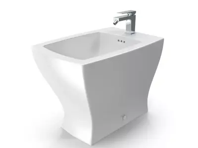 Artcream Jazz Bidet Low-poly 3D model