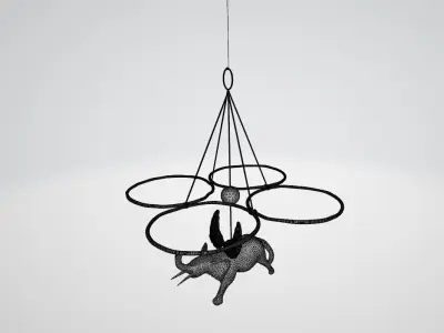 El Cezeri Design Elephant Low-poly 3D model