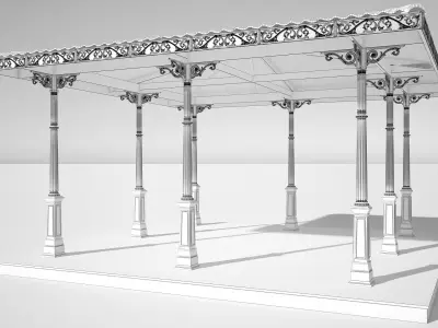 Classic Pergola 3D model