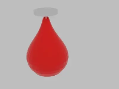  Free Round Punch Bag  Free low-poly 3D model