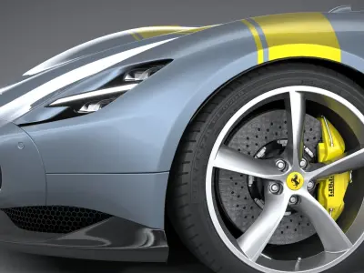 Ferrari Monza SP1 2019 3D model