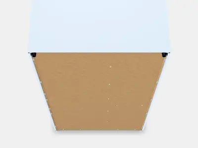 VIHALS wardrobe with 2 doors Low-poly 3D model