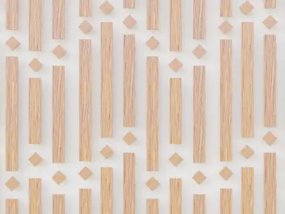 Wall wood V32 for your interior wall wood 3D model