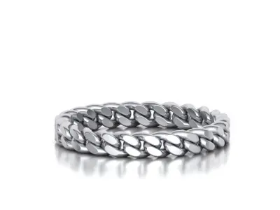 Cuban Ring Chain ring collection with discount 3D Model Pack