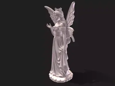 Fairy princess 3D print model