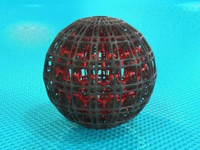 BRO SPHERE STRUCTURE 3D print model