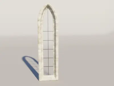 Cathedral Window Free low-poly 3D model