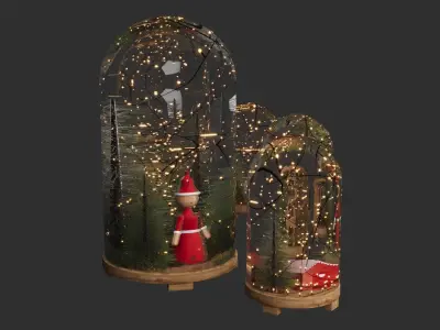 Christmas Set 3D model get
