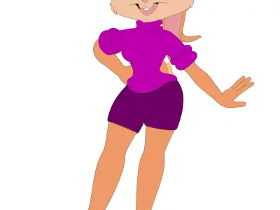 Lola Bunny Model Not 2D 3D model