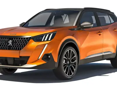 Peugeot 2008 GT 2020 3D model