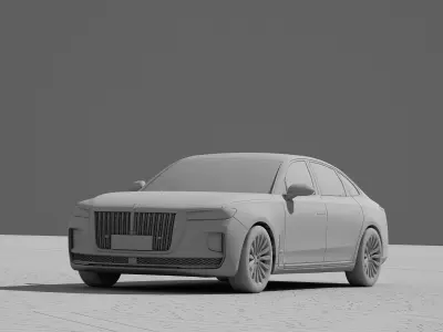 Hongqi H9 3D model