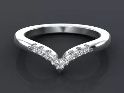 Band Ring 3D print model 114