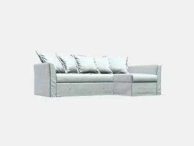 HOLMSUND Corner sofa-bed 1 Low-poly 3D model