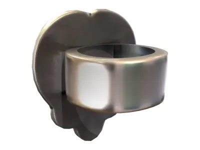 Spanish Flamenco Ring Low-poly 3D model