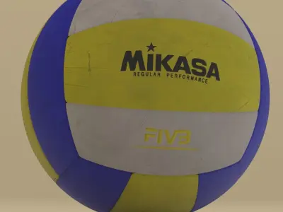 Professional Volley Ball 3D model