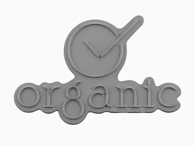 Organic Neon Sign 3D model