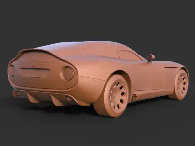 Alfa Romeo Zagato TZ3 3D print model