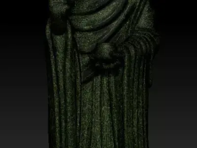 buddha 2 statue 3D model
